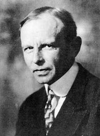 Portrait of austrian geologist Karl Terzaghi who stood for the development of consolidation theory amongst other things